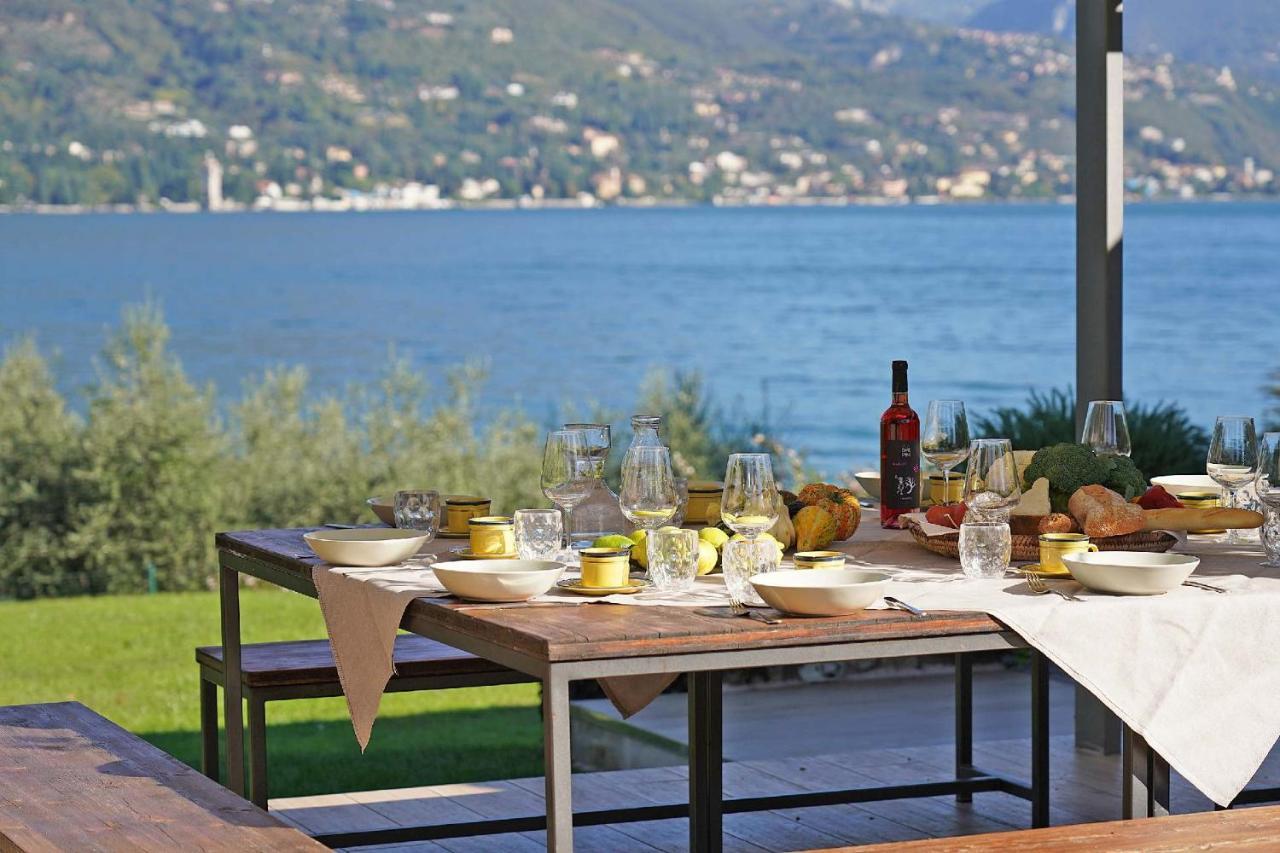 Villa Portesina, Lakefront Villa With Private Pool And Garden Sleeps 10 San Felice del Benaco Bagian luar foto